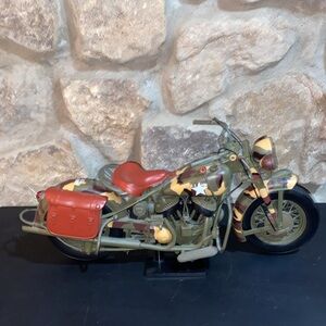 VTG 1998 GI JOE  Indian Chief WWII Motorcycle US Army Motorcycle 1/6 Scale.